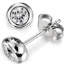 0.20cts Full Bezel Round Diamond Stud Earrings 0.20cts Full Bezel Round Diamond Stud Earrings