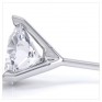 0.20cts 3 Claw Affordable Diamond Stud Earrings Side View 0.20cts 3 Claw Affordable Diamond Stud Earrings Side View