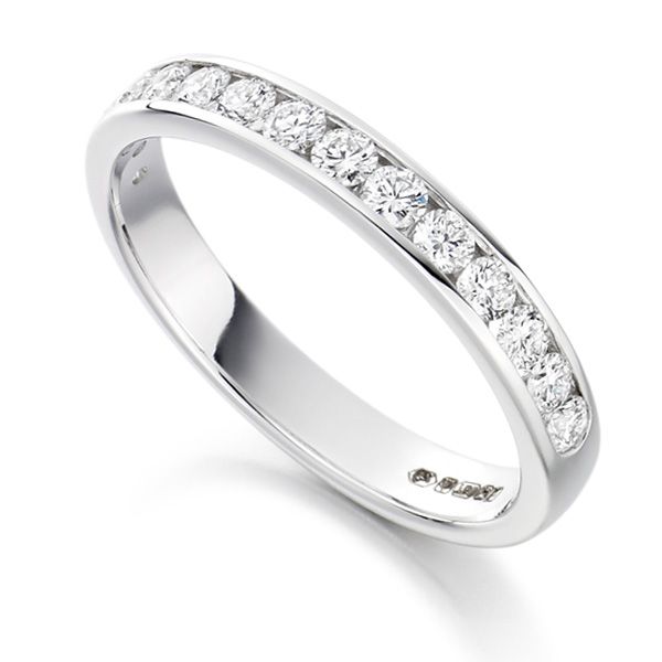 0.50cts Half Channel Set Diamond Eternity ring Main Image