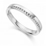 0.12cts Offset Channel Diamond Half Eternity Ring 0.12cts Offset Channel Diamond Half Eternity Ring