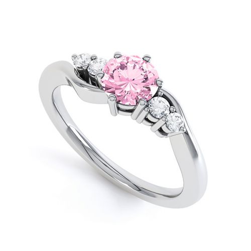 Pink Sapphire Engagement Rings