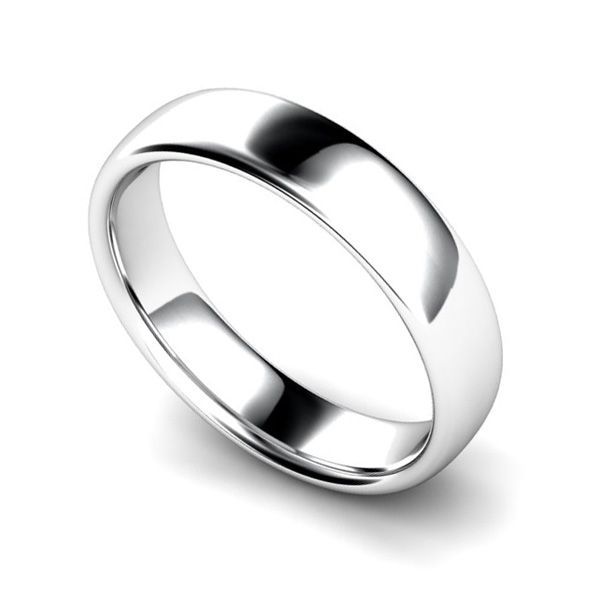 Medium Weight Court Wedding Ring Main Image