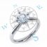 Compass settings for engagement rings