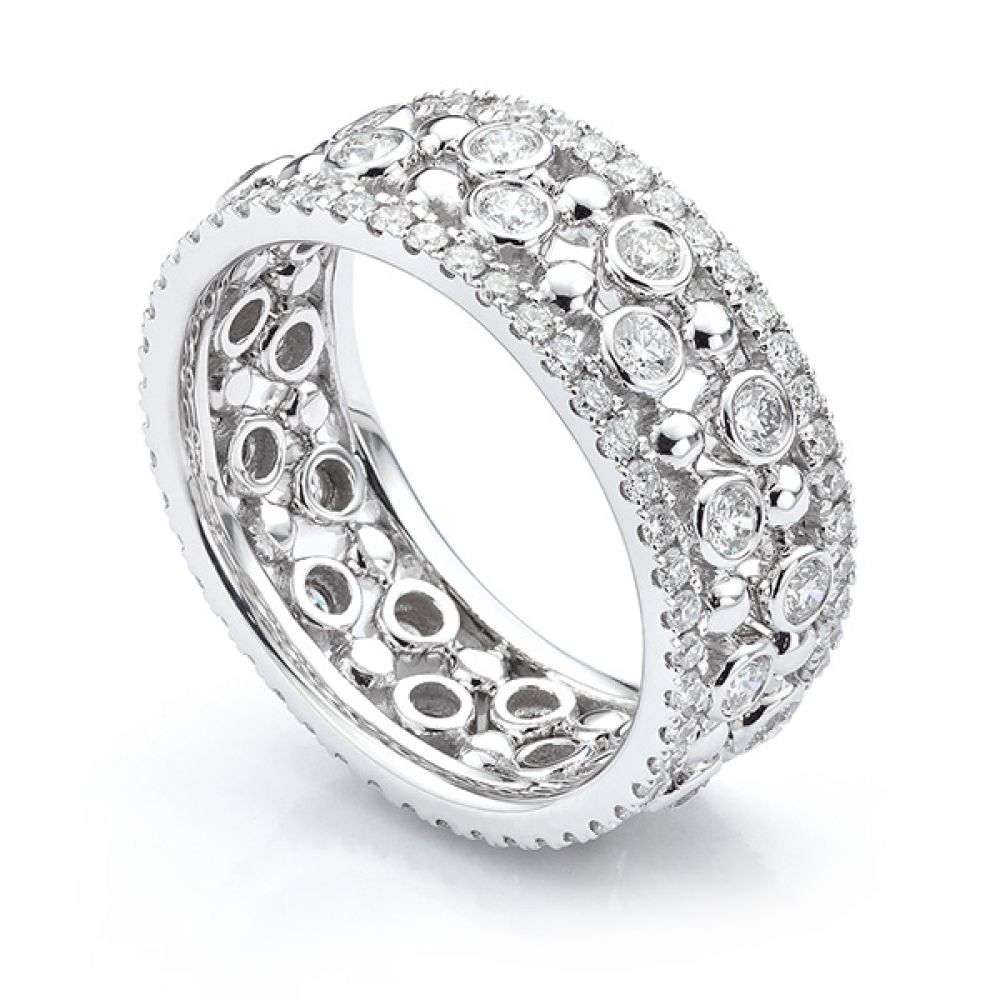 Fusion Diamond Stacking Rings Anastasia Fusion Diamond Stacking Rings Anastasia