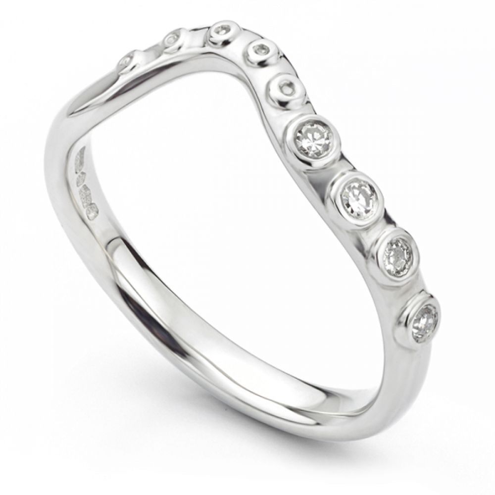 Diamond Octopus Wedding Ring