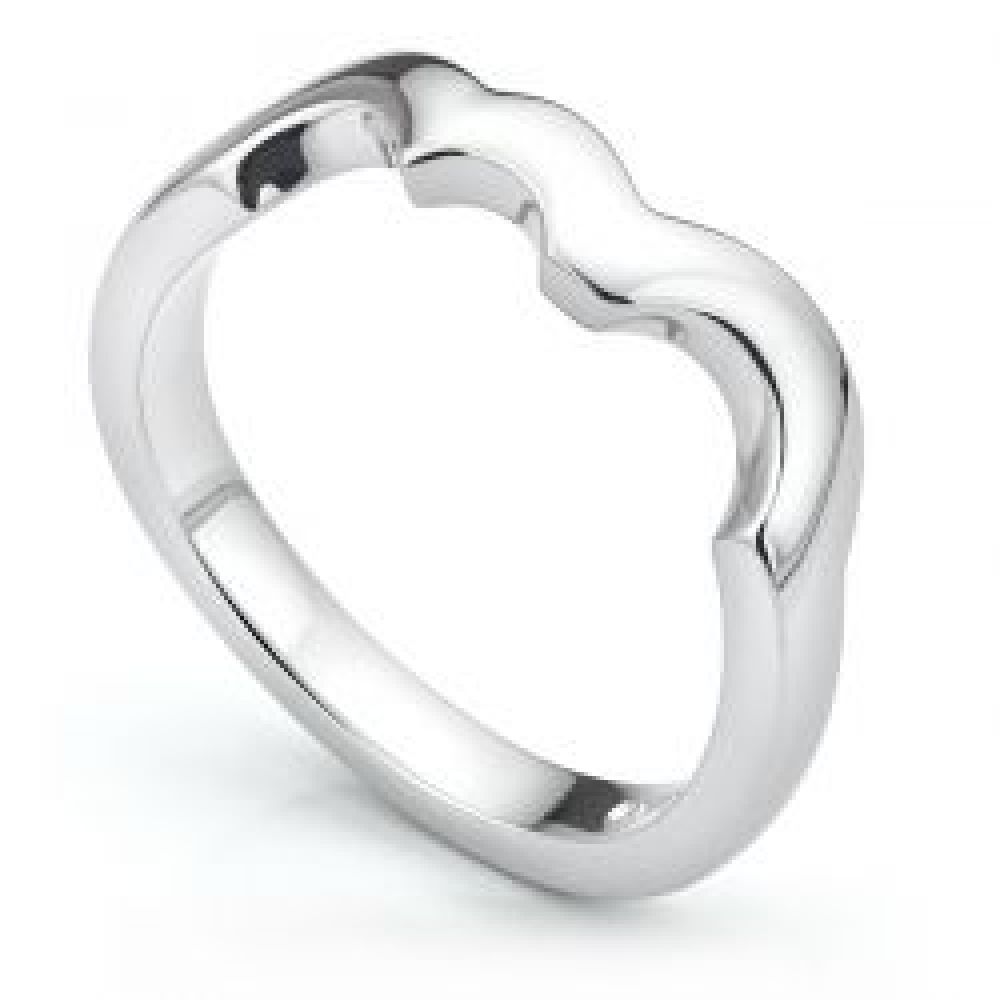 Shaped Wedding Ring for Bubble Ring