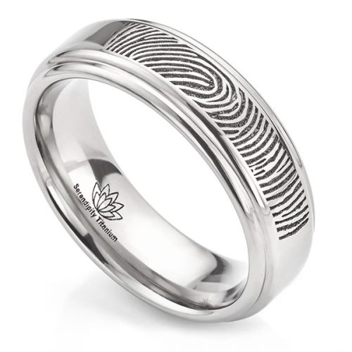 Memorial Fingerprint Rings 