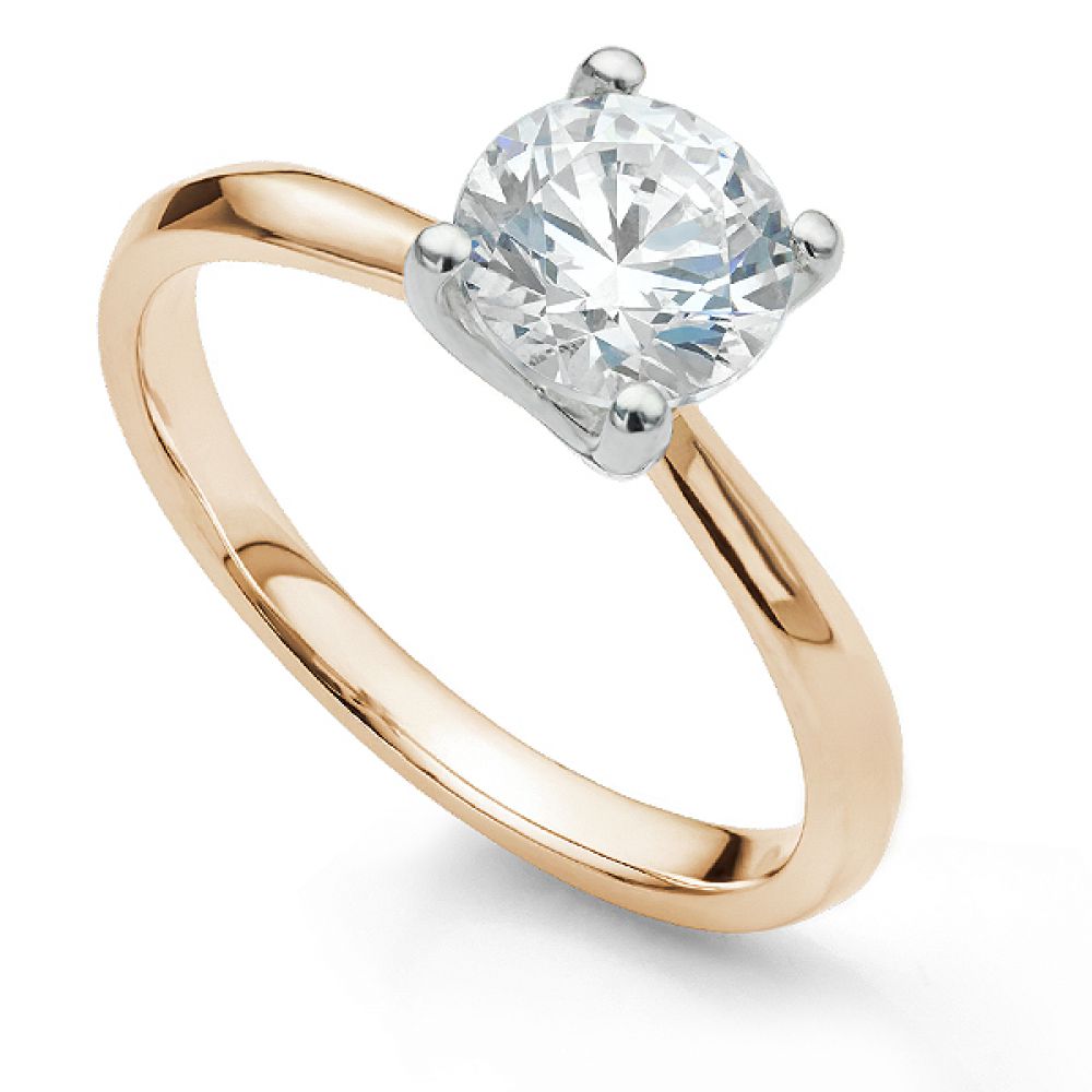 Adeline Solitaire EngagemAdeline Solitaire Engagement Ring - Rose Goldent Ring - Yellow Gold