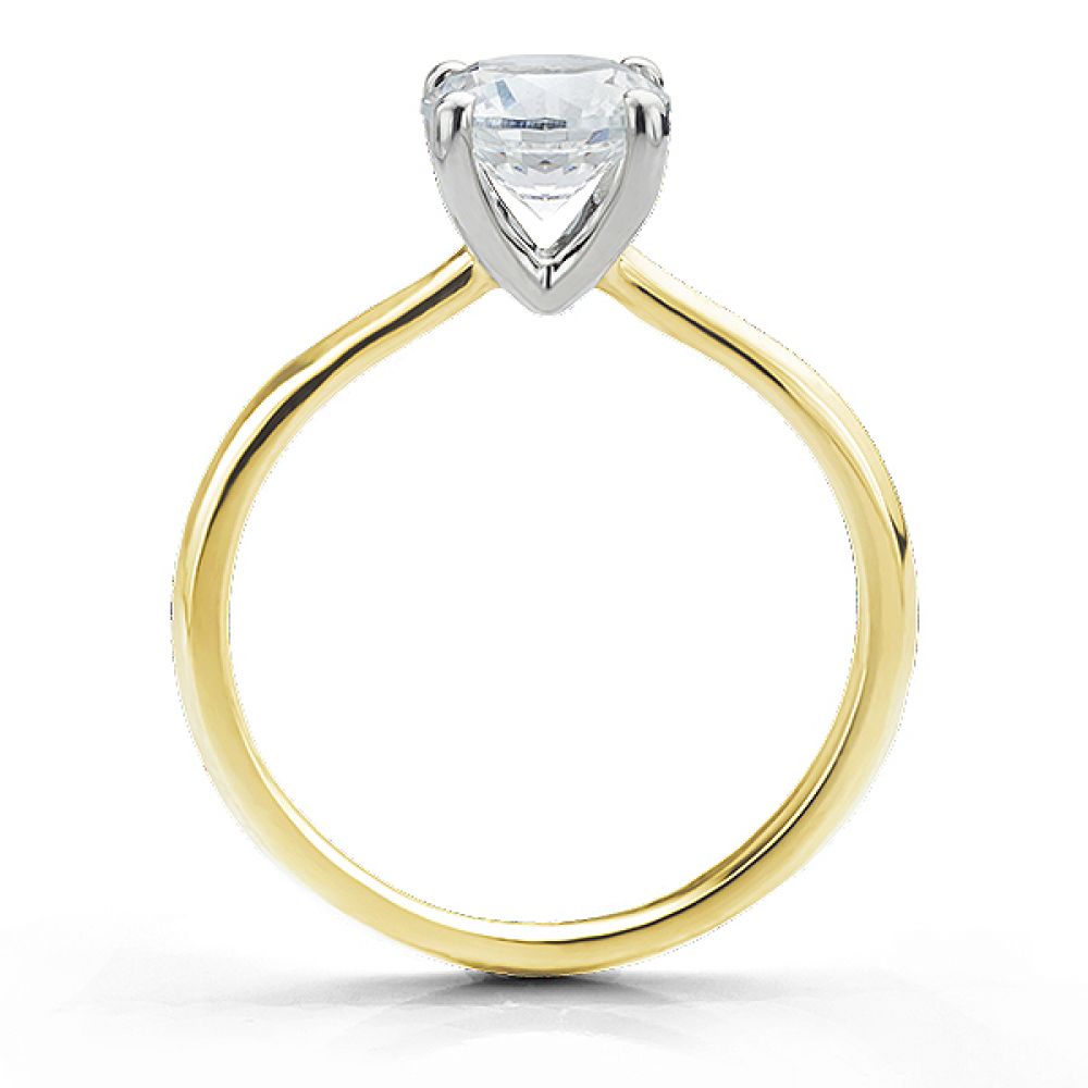 Adeline Solitaire Engagement Ring - Yellow Gold