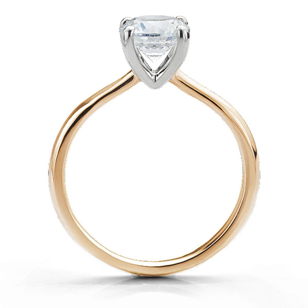 Adeline Solitaire Engagement Ring - Rose Gold