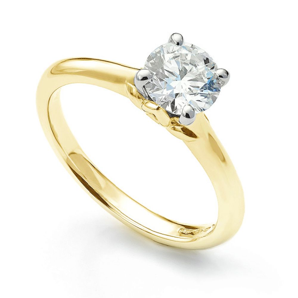 Serendipity Moissanite Ring - Yellow Gold Serendipity Moissanite Ring - Yellow Gold