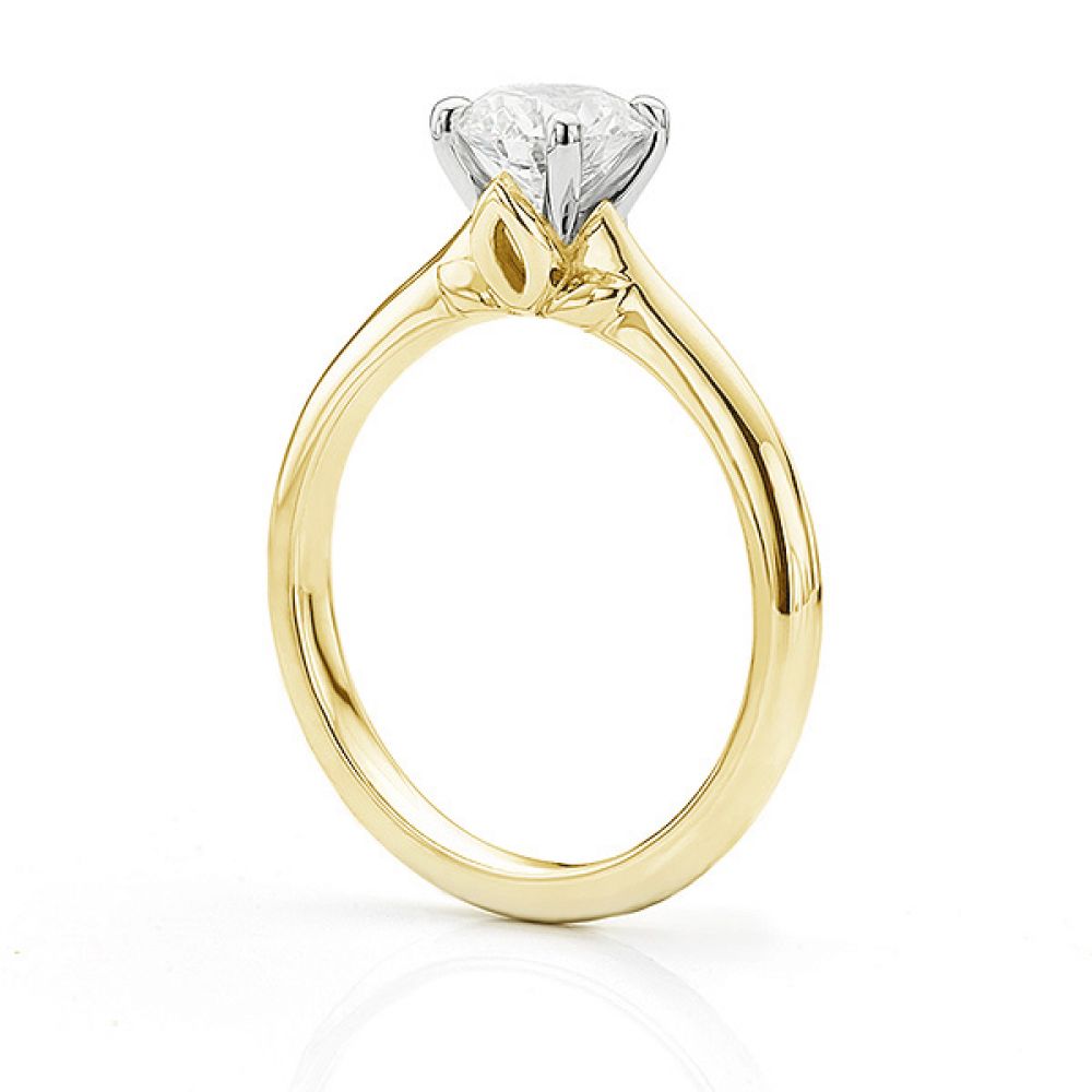 Serendipity Moissanite Ring - Yellow Gold Serendipity Moissanite Ring - Yellow Gold