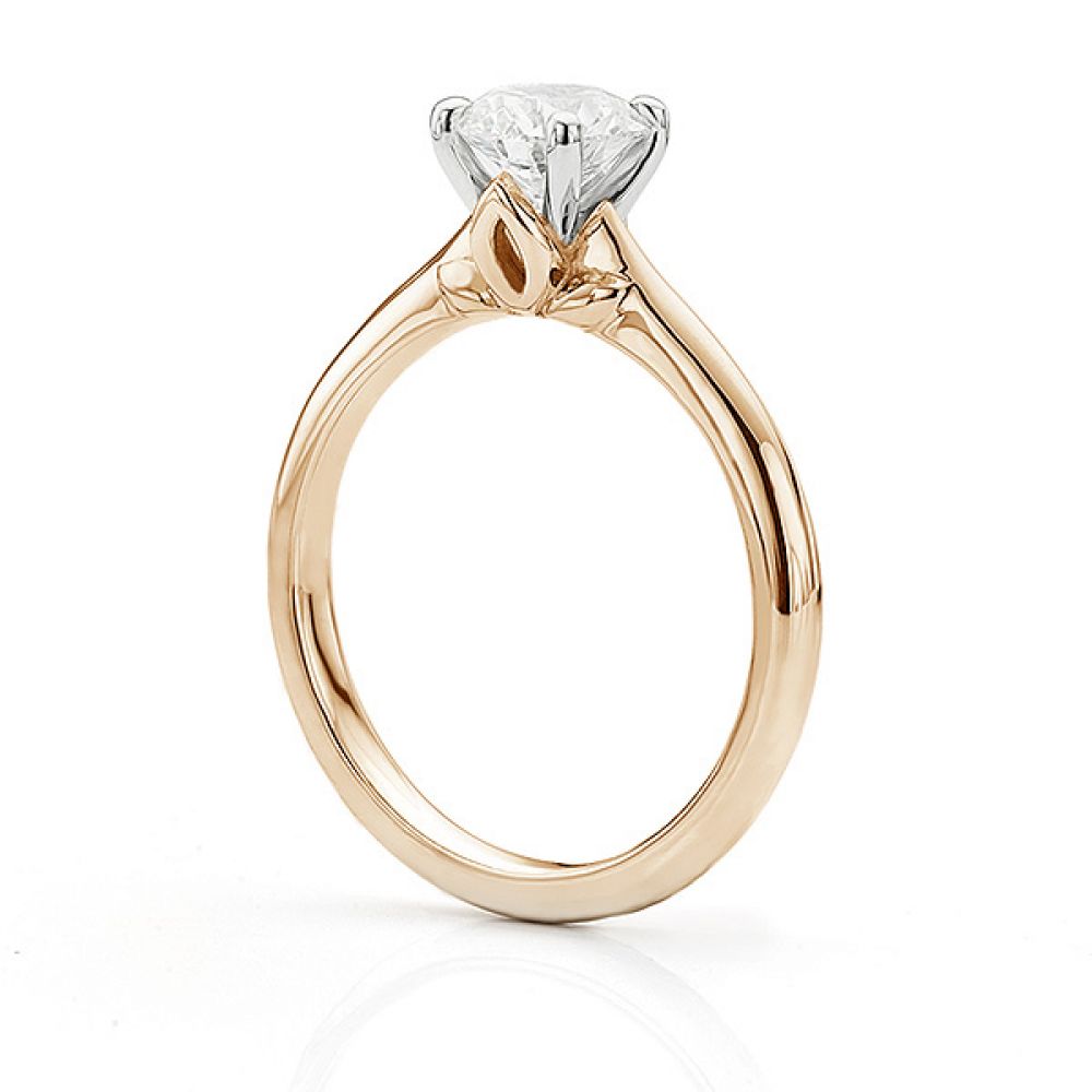 Serendipity Moissanite Ring - Rose Gold