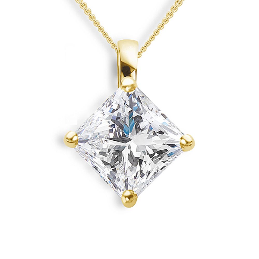 4 Claw Princess Diamond Pendant Compass Set 4 Claw Princess Diamond Pendant Compass Set