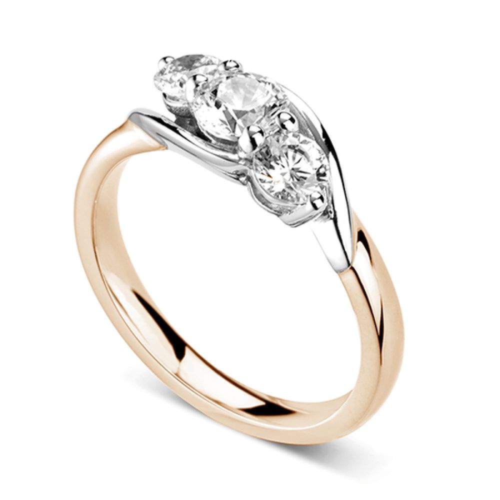 Adele - Trilogy Twist Engagement Ring Adele - Trilogy Twist Engagement Ring