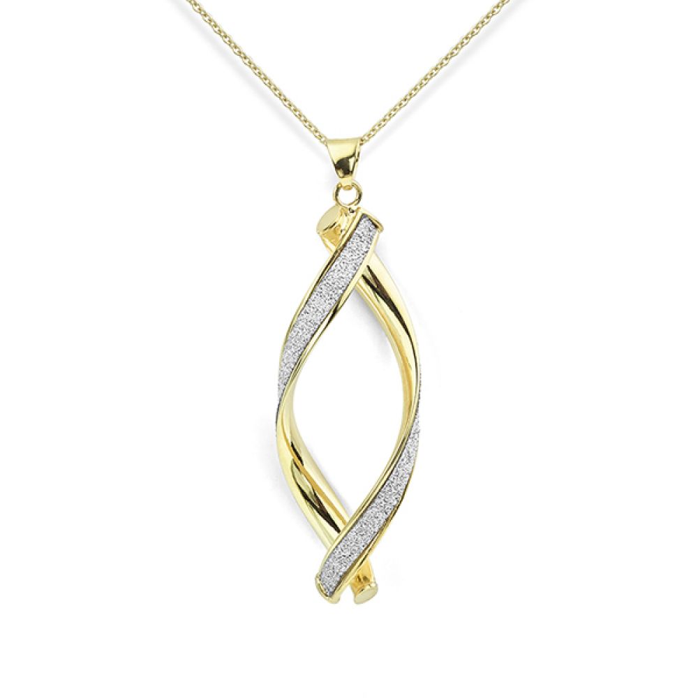 Glitter twirl necklace Glitter twirl necklace
