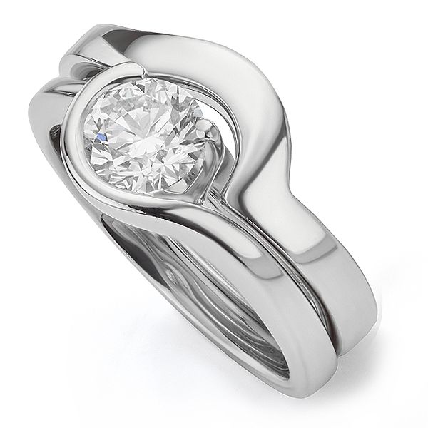 Orion Shaped Wedding Ring Main Image