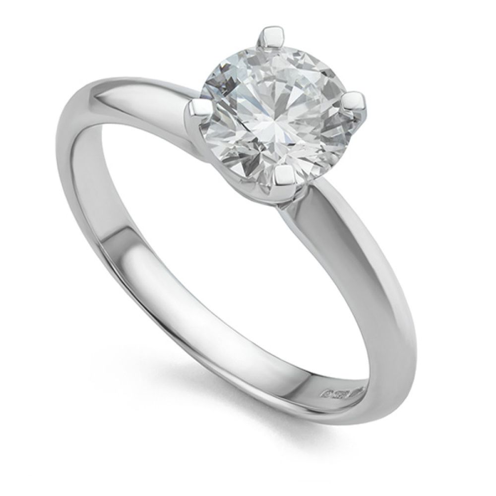 1 Carat Lab-Grown Diamond Solitaire Engagement Ring