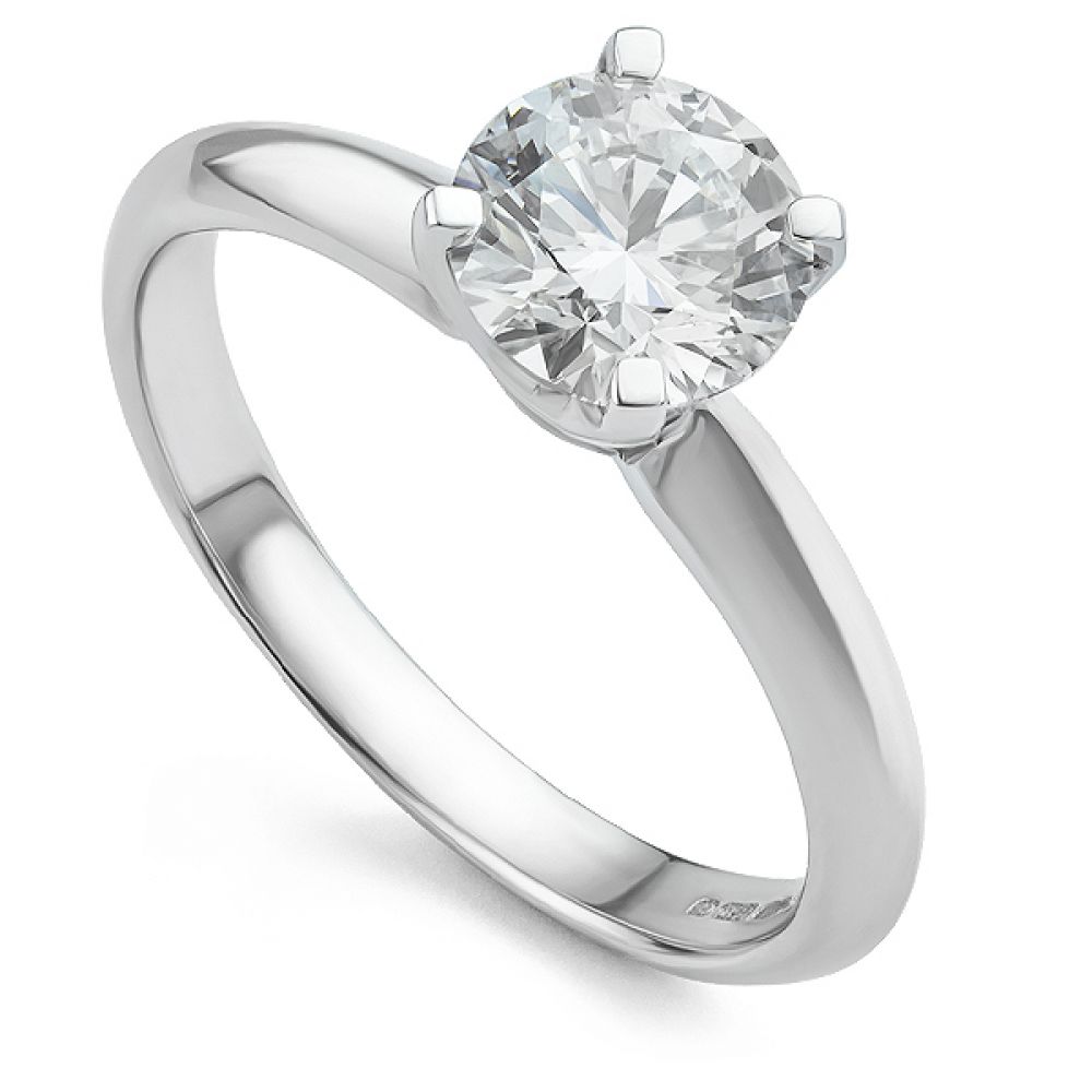 1 Carat Lab-Grown Diamond Solitaire Engagement Ring