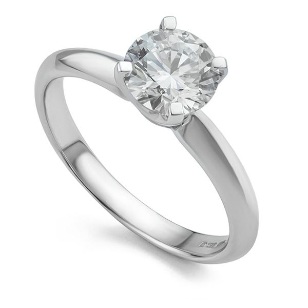 Kensington Diamond Solitaire Engagement Ring Main Image