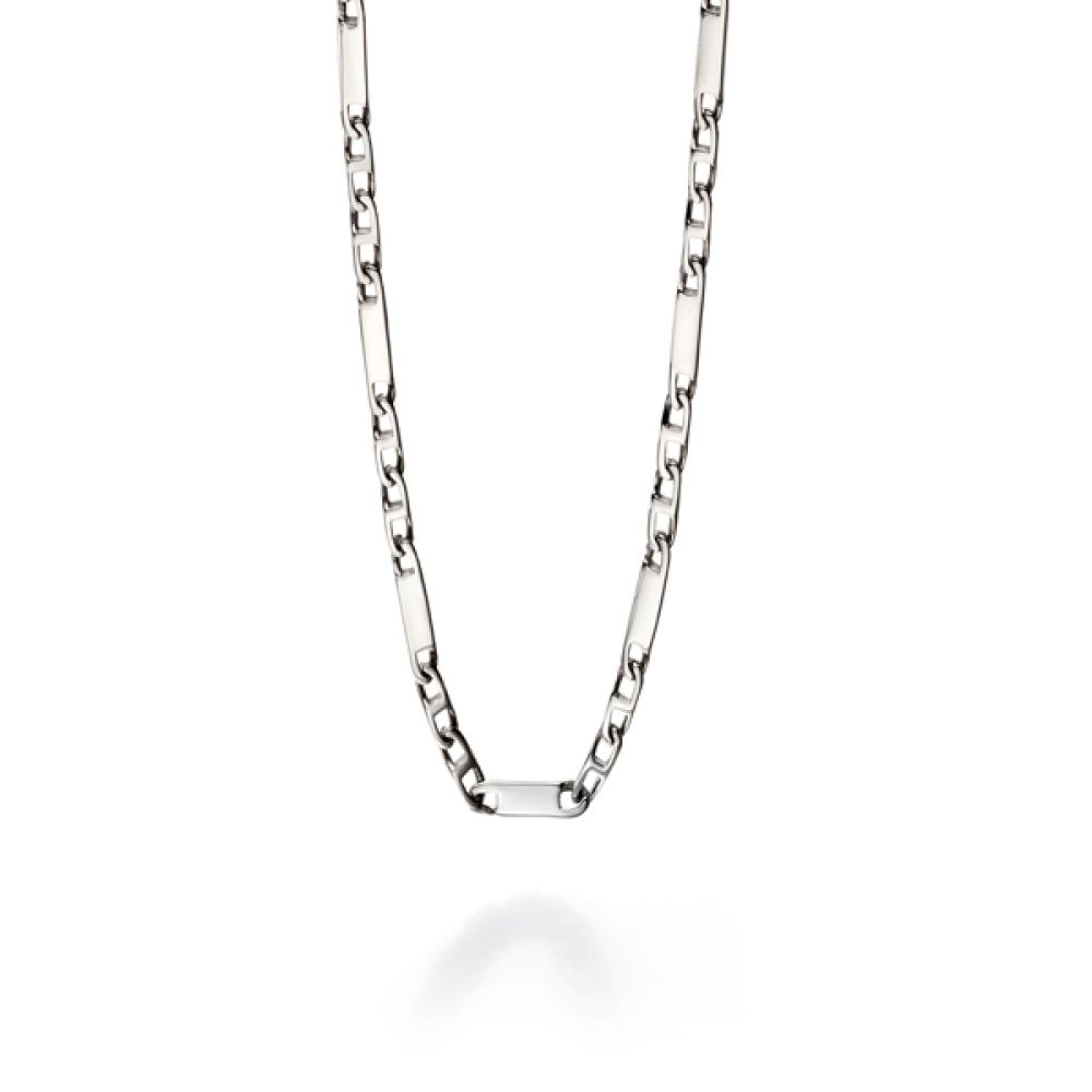 Fred Bennet Stainless Steel bar and link Necklace