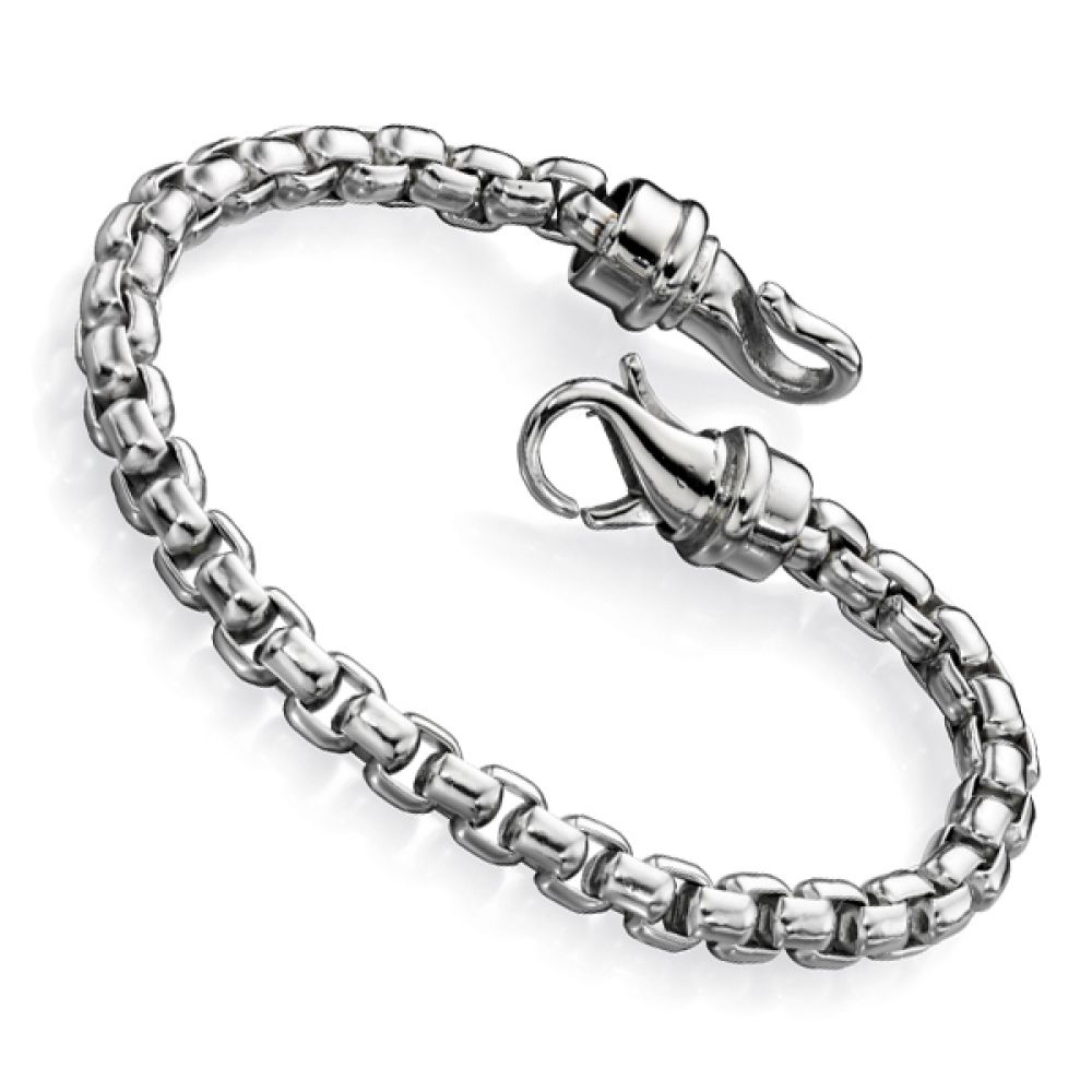 Stainless Steel Chunky Belcher Bracelet