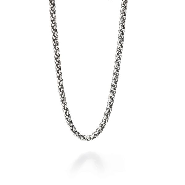 Stainless Steel Plaited Link Necklace Main Image