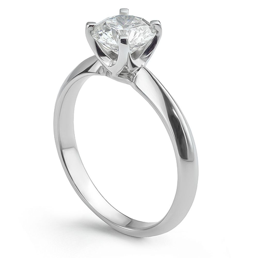 Kensington diamond engagement ring side view