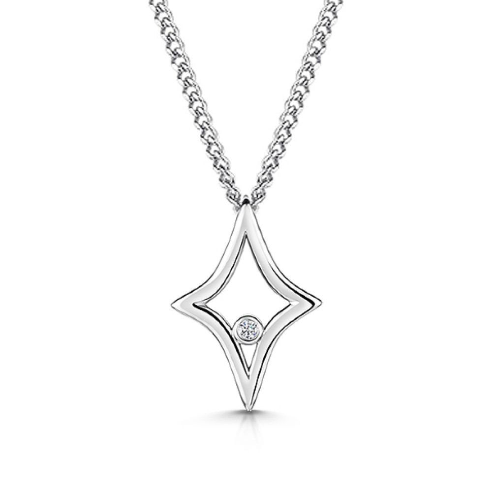 North-Star Diamond Pendant