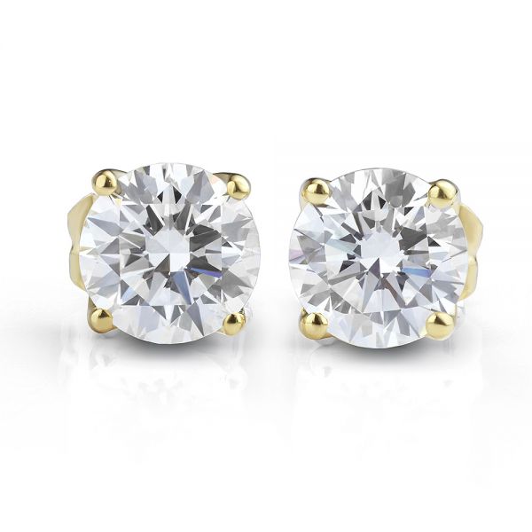 Lab-Grown Diamond Stud Earrings - Paris Main Image