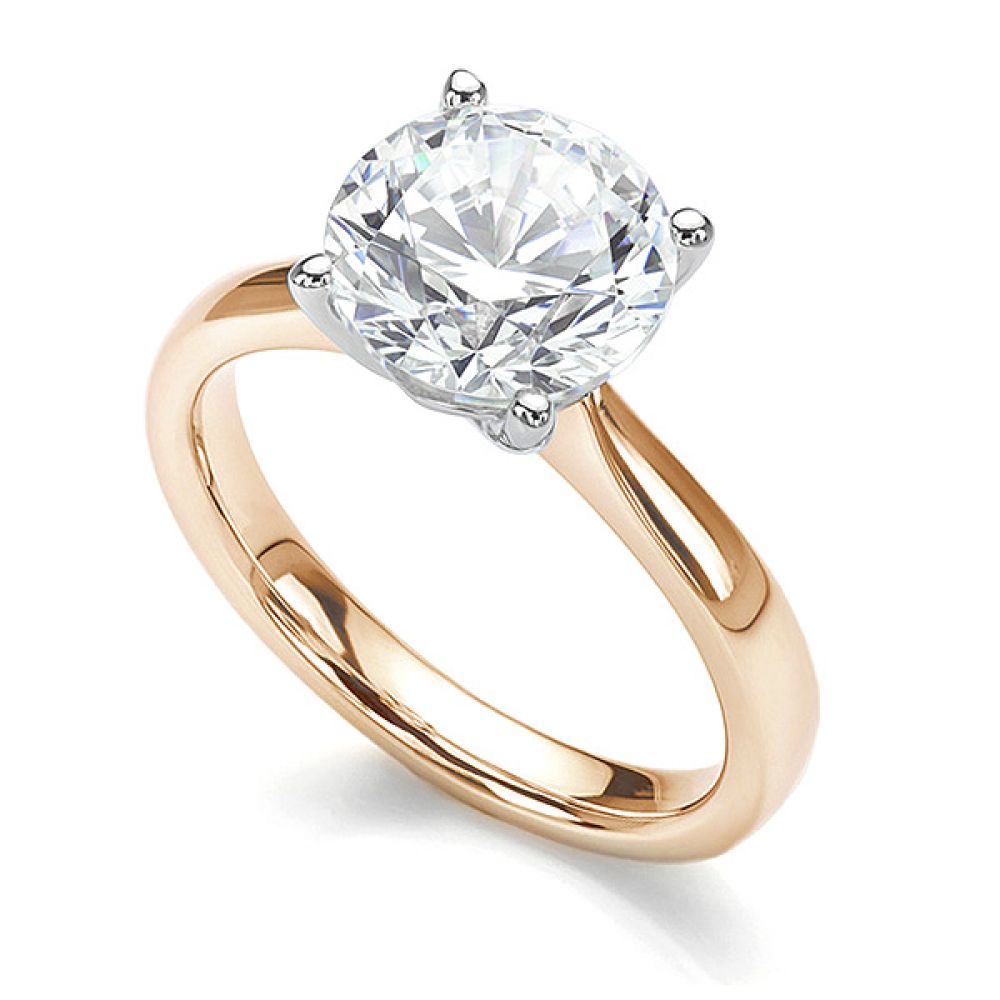 Lila solitaire engagement ring