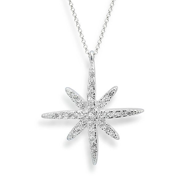 Silver Necklace Star Main Image