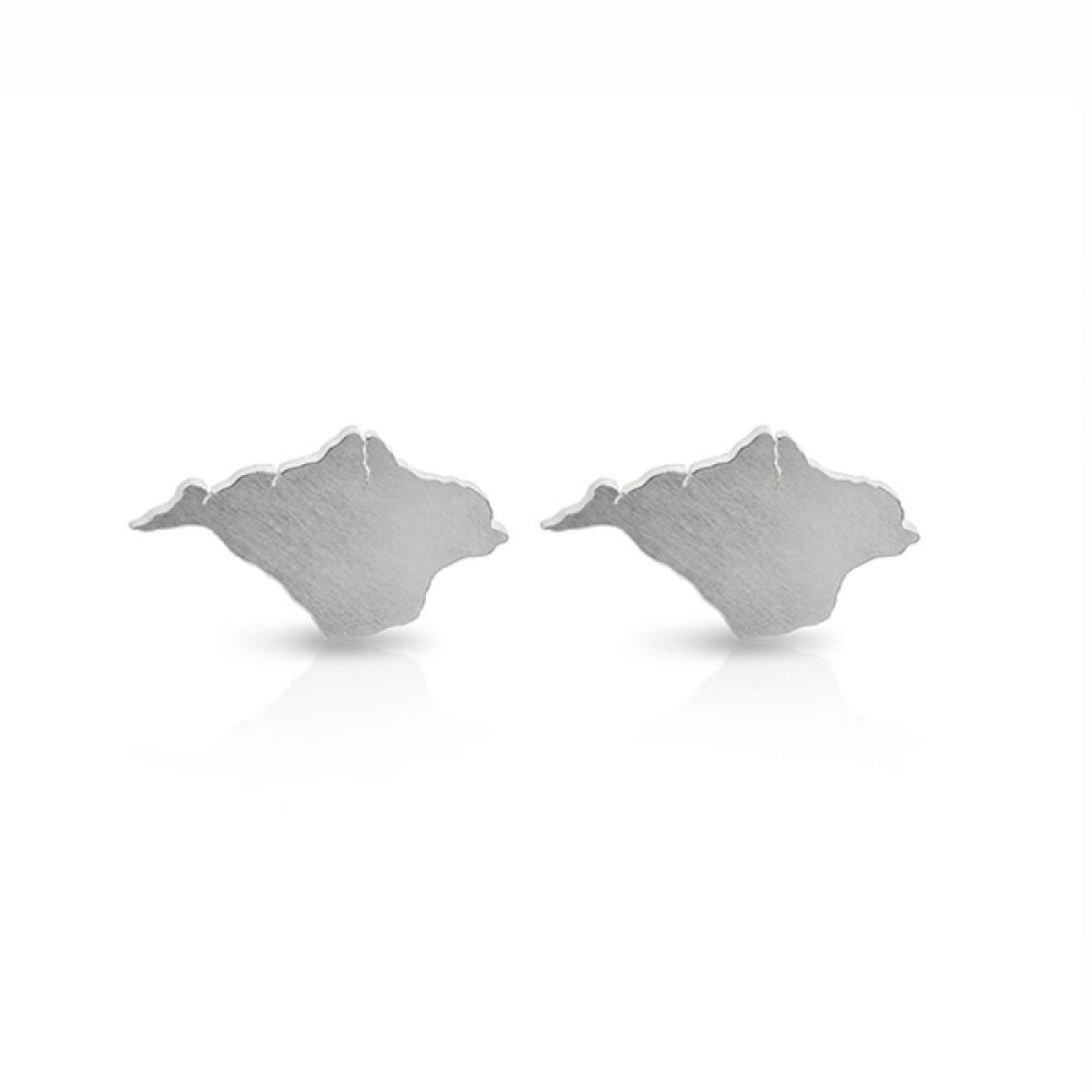 Isle of Wight Earrings in Silver