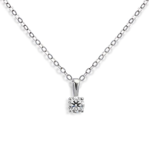 0.15 Carat Diamond Solitaire Necklace Main Image