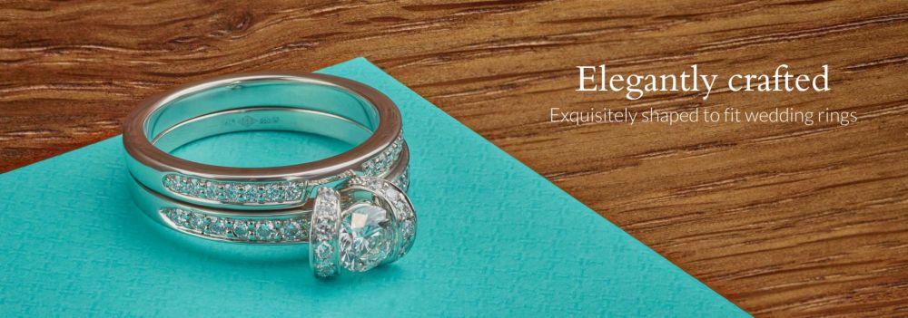 Elegantly shaped to fit wedding rings