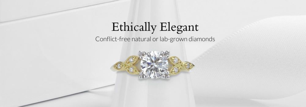 Lab-grown diamond engagement rings