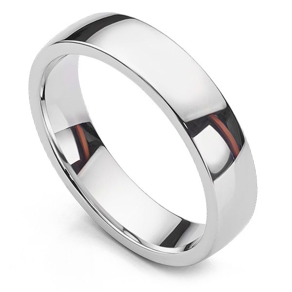 Afton Cushion Court Wedding Ring