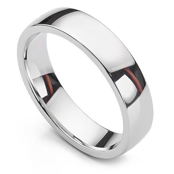 Afton Cushion Court Wedding Ring Main Image