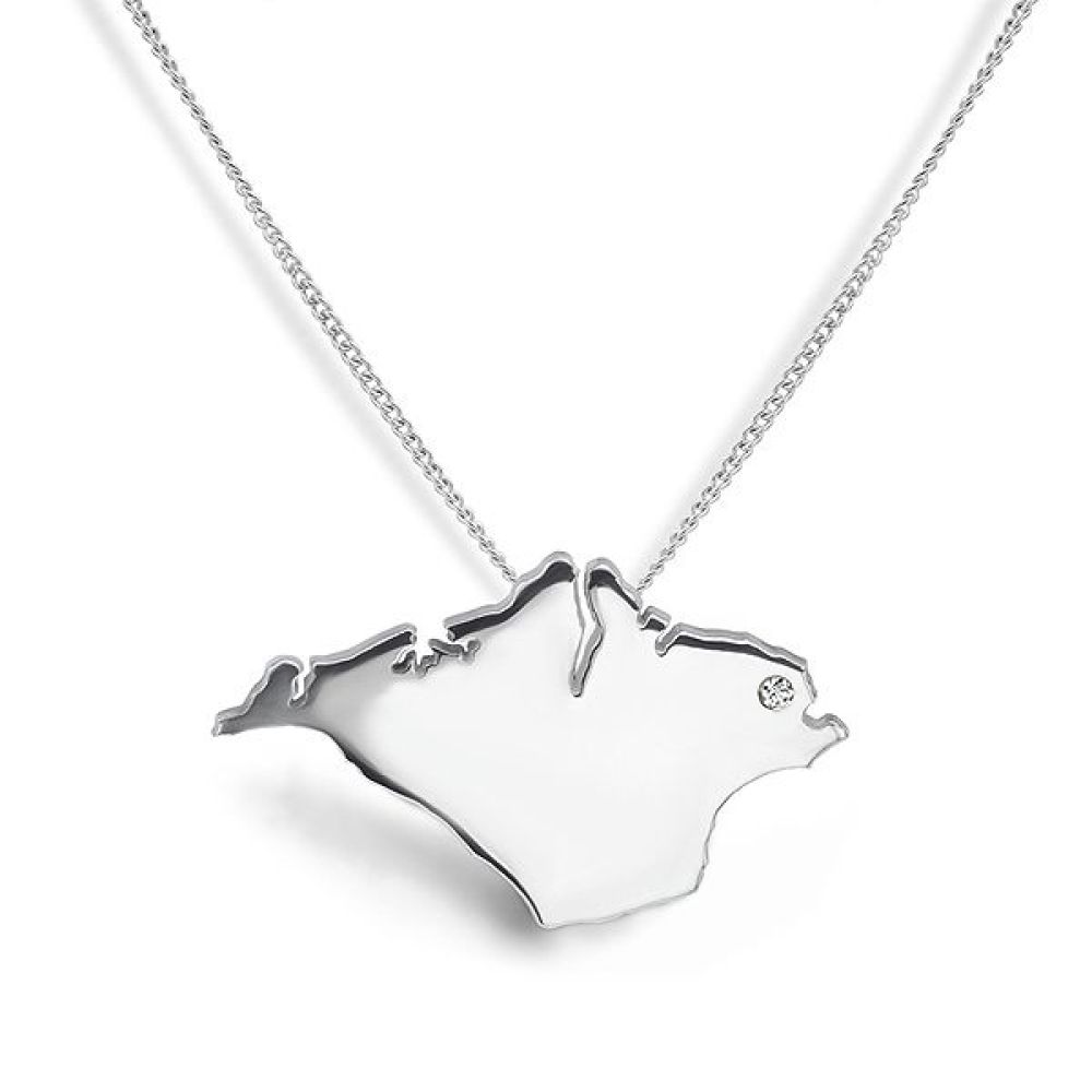 Diamond isle of wight necklace - Seaview