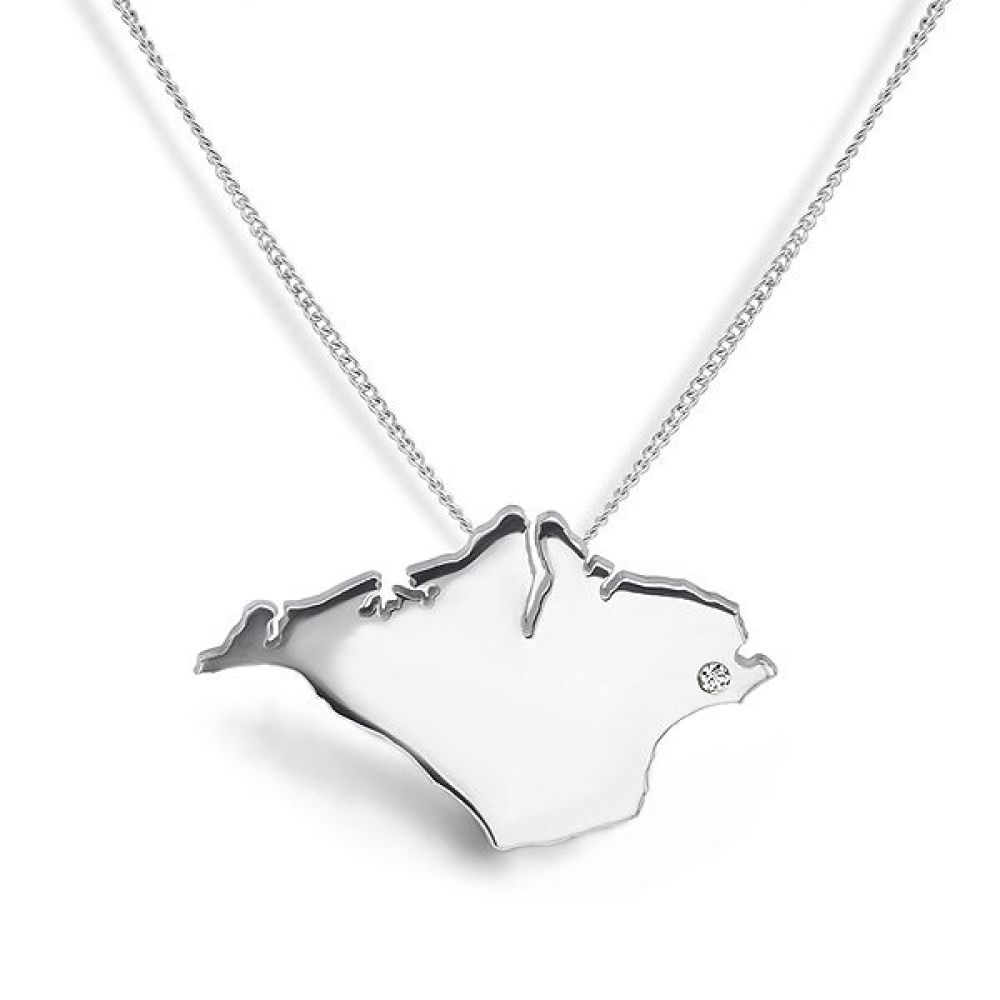 Diamond isle of wight necklace - Bembridge
