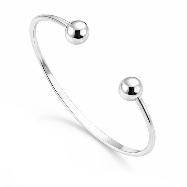 Pre-Loved Handmade Silver Torque Bangle  Main Image