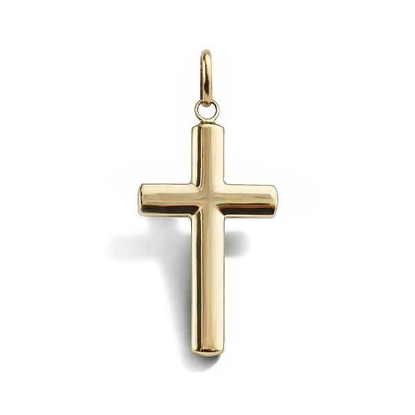 Cherished 8ct Yellow Gold Cross Pendant Main Image