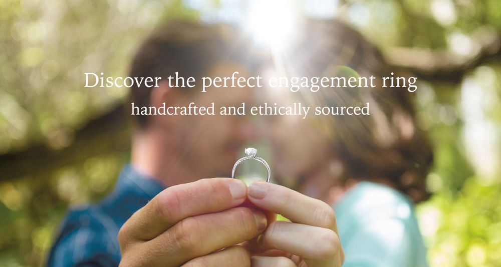 Ethical lab-grown diamond engagement rings