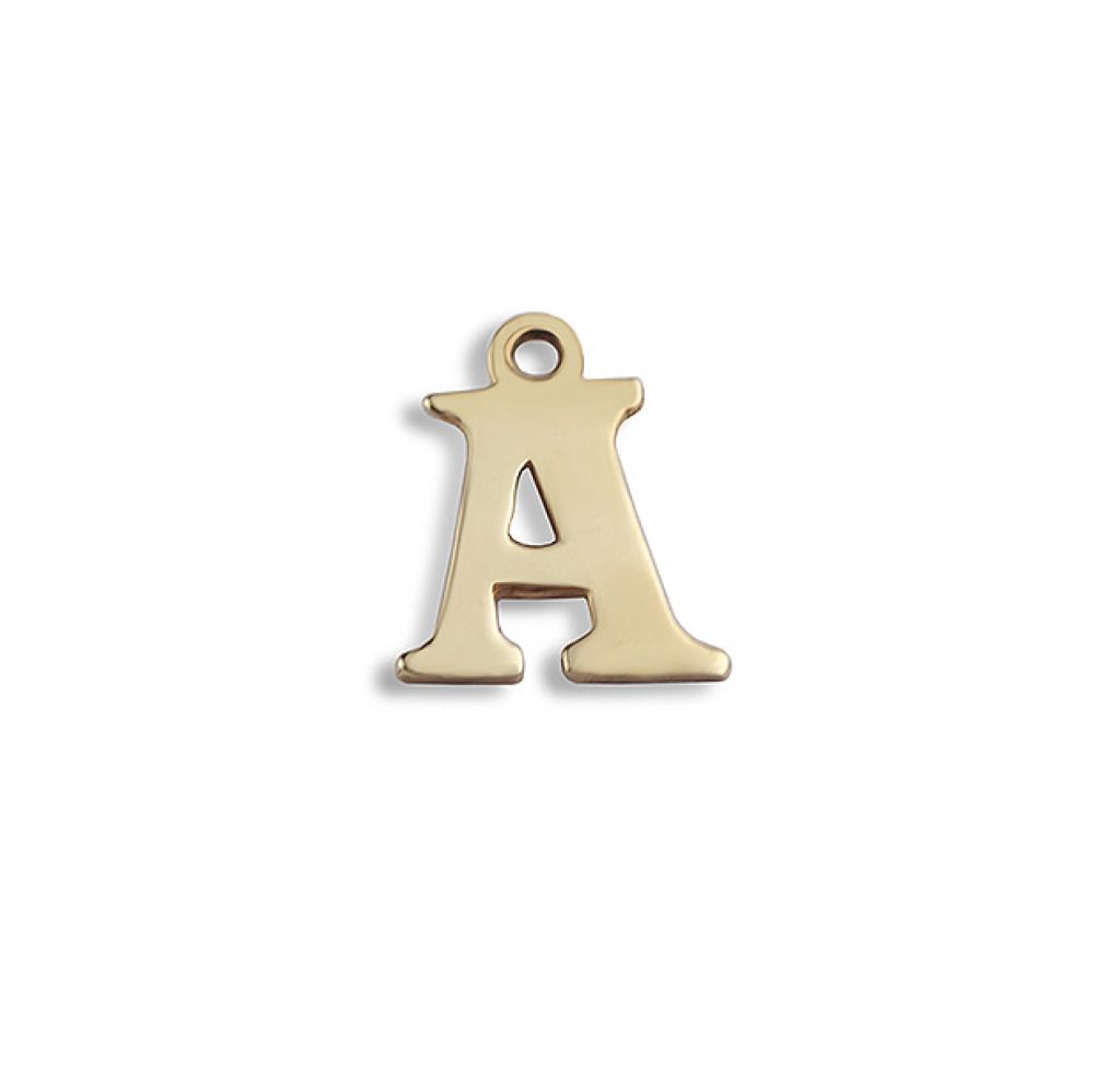 Pre-loved miniature small capital letter A charm