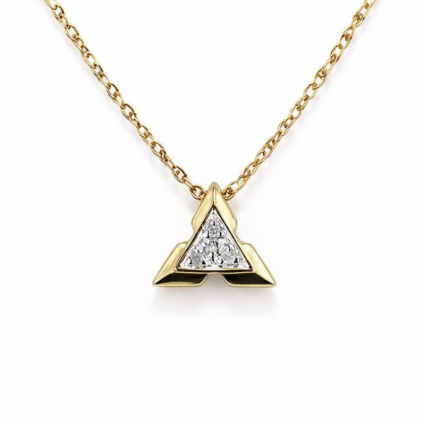Pre-Loved Triangle Diamond Necklace  Main Image