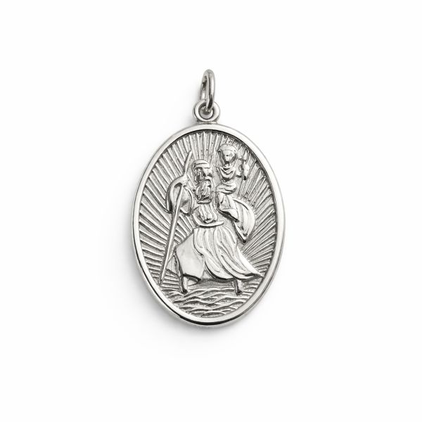 Pre-Loved Oval St. Christopher Pendant Main Image