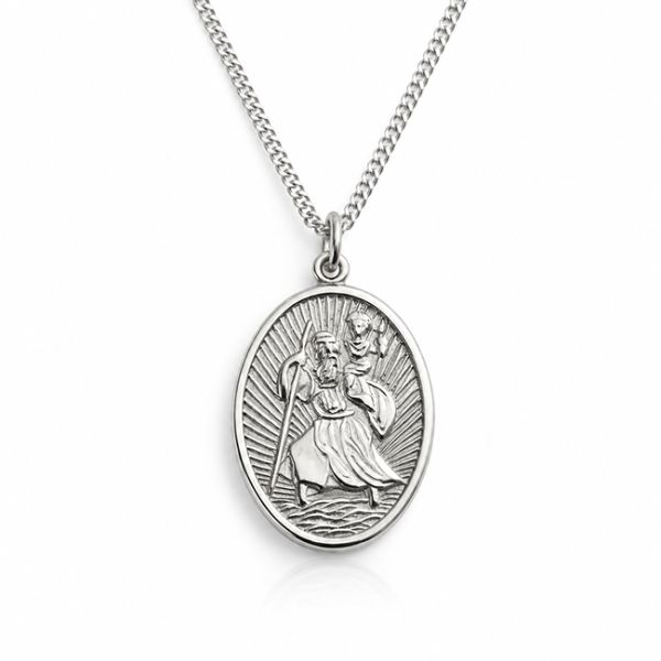 Pre-Loved Oval St. Christopher Pendant Main Image