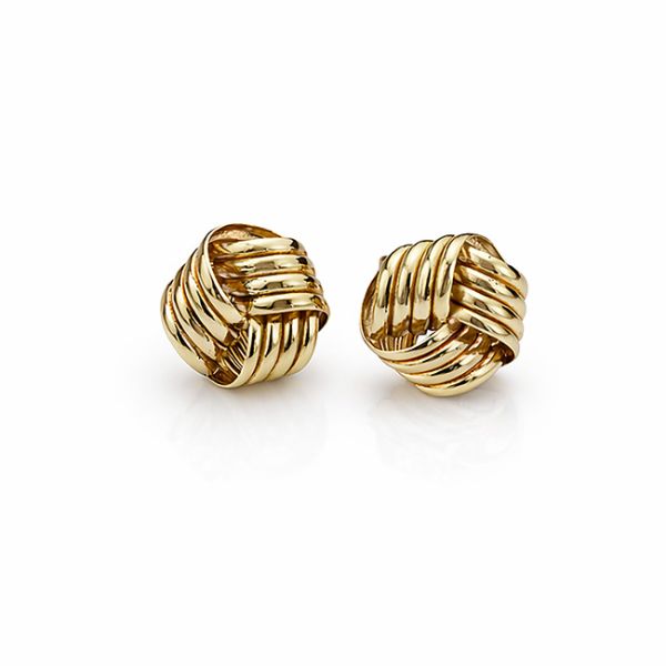 Pre-Loved Yellow Gold Knot Earrings  Main Image