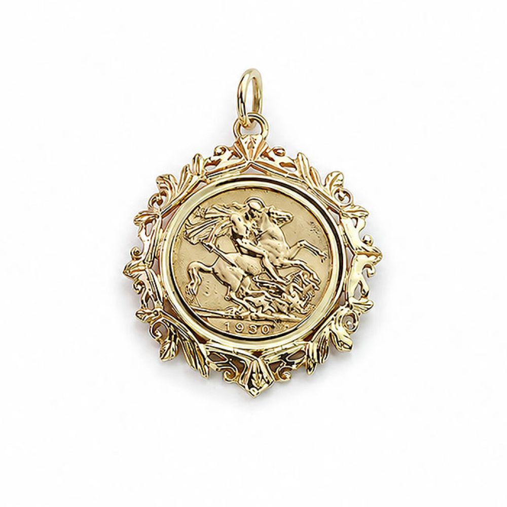 1930 Gold Sovereign Necklace