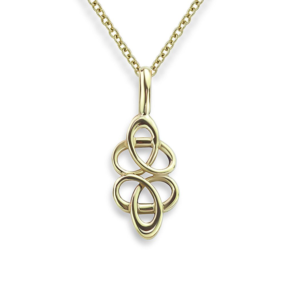 Pre-Loved Celtic Knot Necklace in Yellow Gold